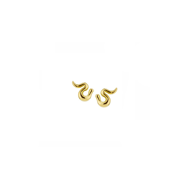 Life Line Stud Earrings Pair