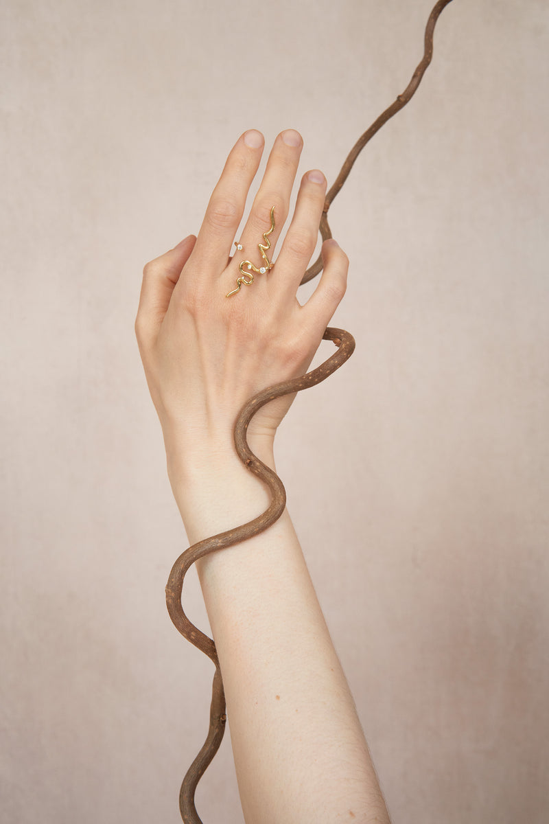Sprouting Statement Ring