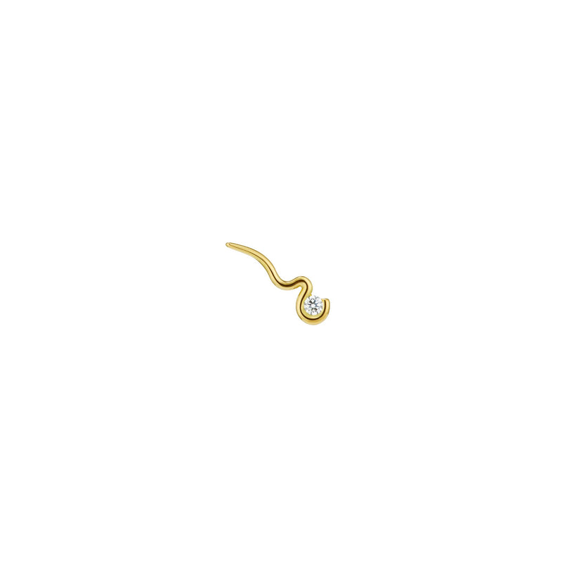 Sprout Out Diamond Earring Right Single